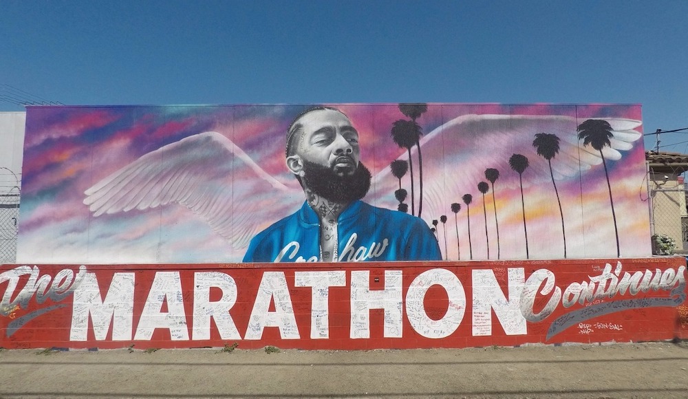 Nipsey Hussle Marathon Mural